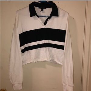 Polo cropped long sleeve